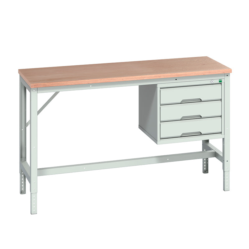 Bott Verso Adjustable Framework Bench with Drawer Cabinet - KC Supply