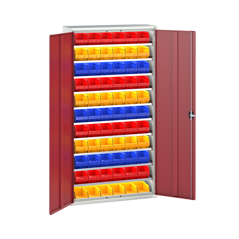 Bott Verso Bin Cupboard 1050x350x2000mm Crimson Red