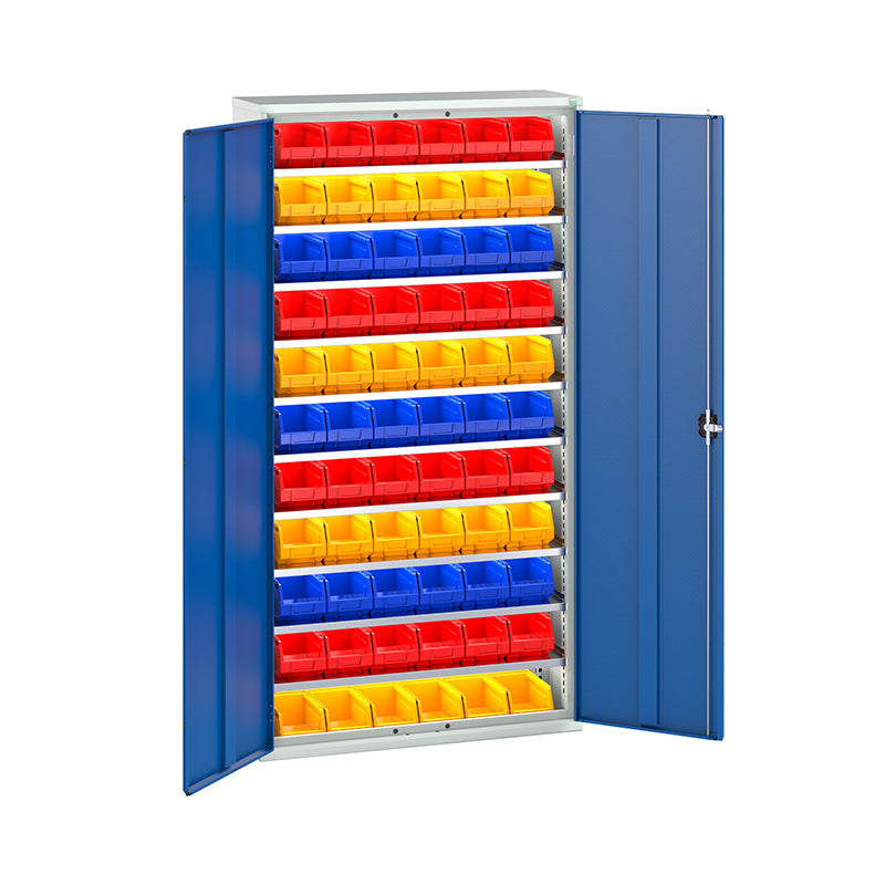 Bott Verso Bin Cupboard 1050x350x2000mm Gentian Blue
