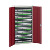 Bott Verso Bin Cupboard with Bottbox Kit 1050x350mm 36BB Crimson Red