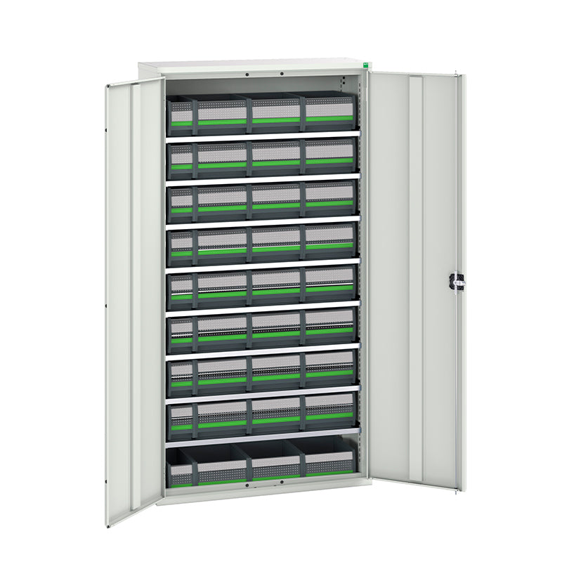 Bott Verso Bin Cupboard with Bottbox Kit 1050x350mm 36BB Light Grey