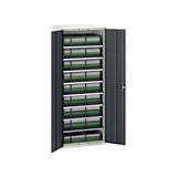 Bott Verso Bin Cupboard with Bottbox Kit 800x550mm Anthracite Grey