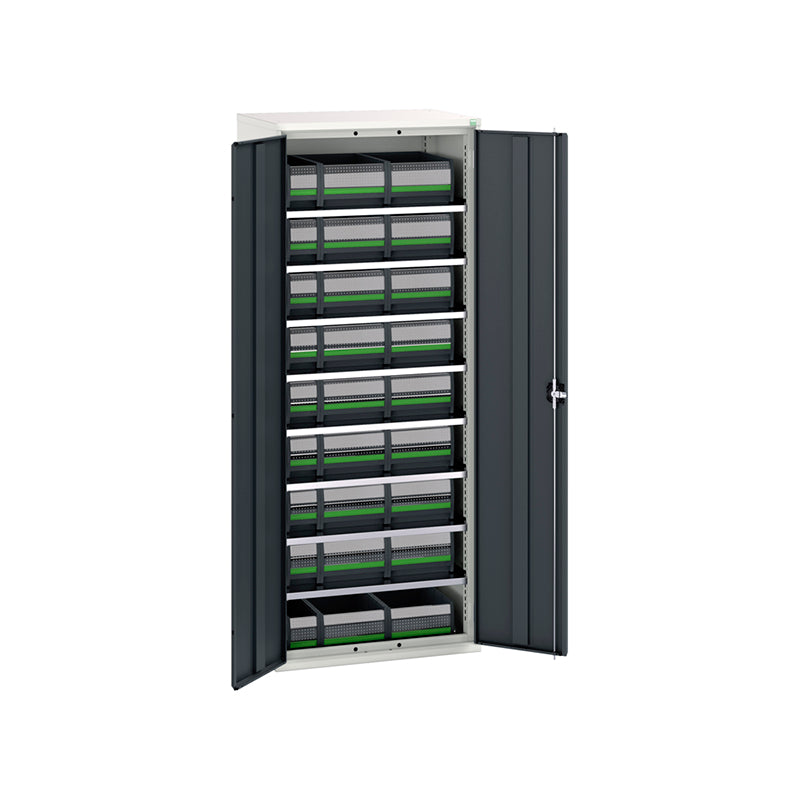 Bott Verso Bin Cupboard with Bottbox Kit 800x550mm Anthracite Grey