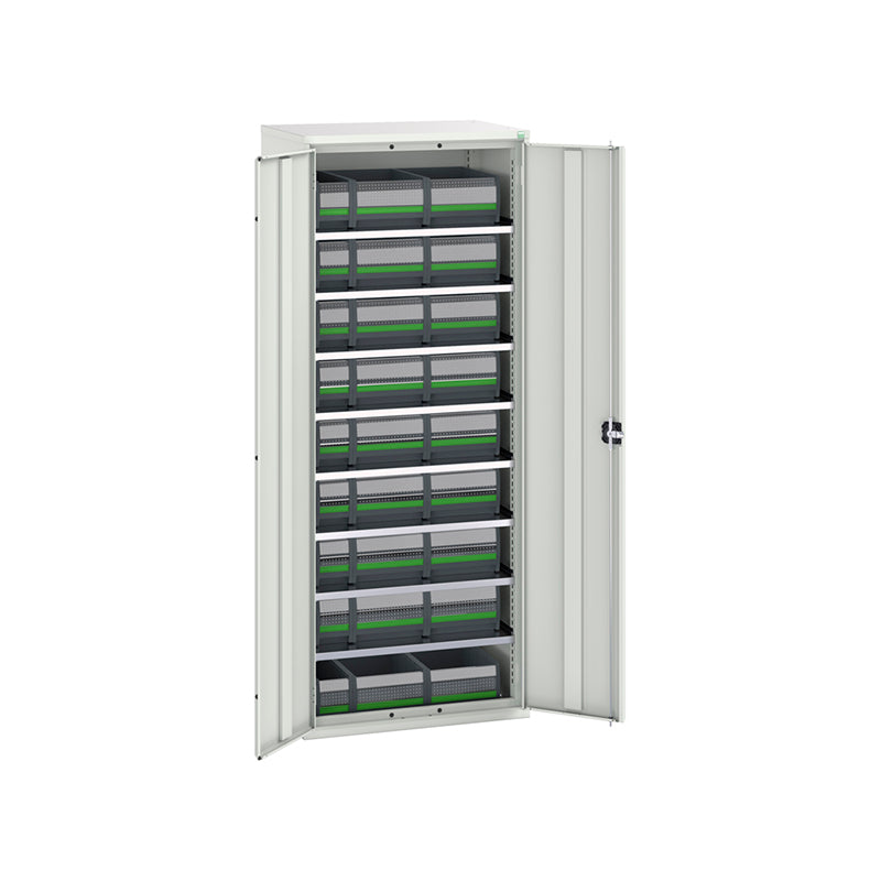 Bott Verso Bin Cupboard with Bottbox Kit 800x550mm Light Grey