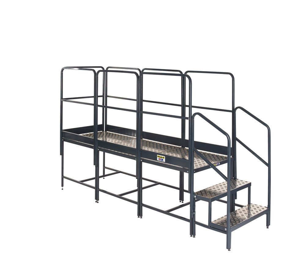 Climb-It UK Platform - Two Platforms Inline - BWP100X3G7