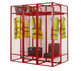 Wire Mesh Storage Compartments - Single Sided Unit - WML05Z