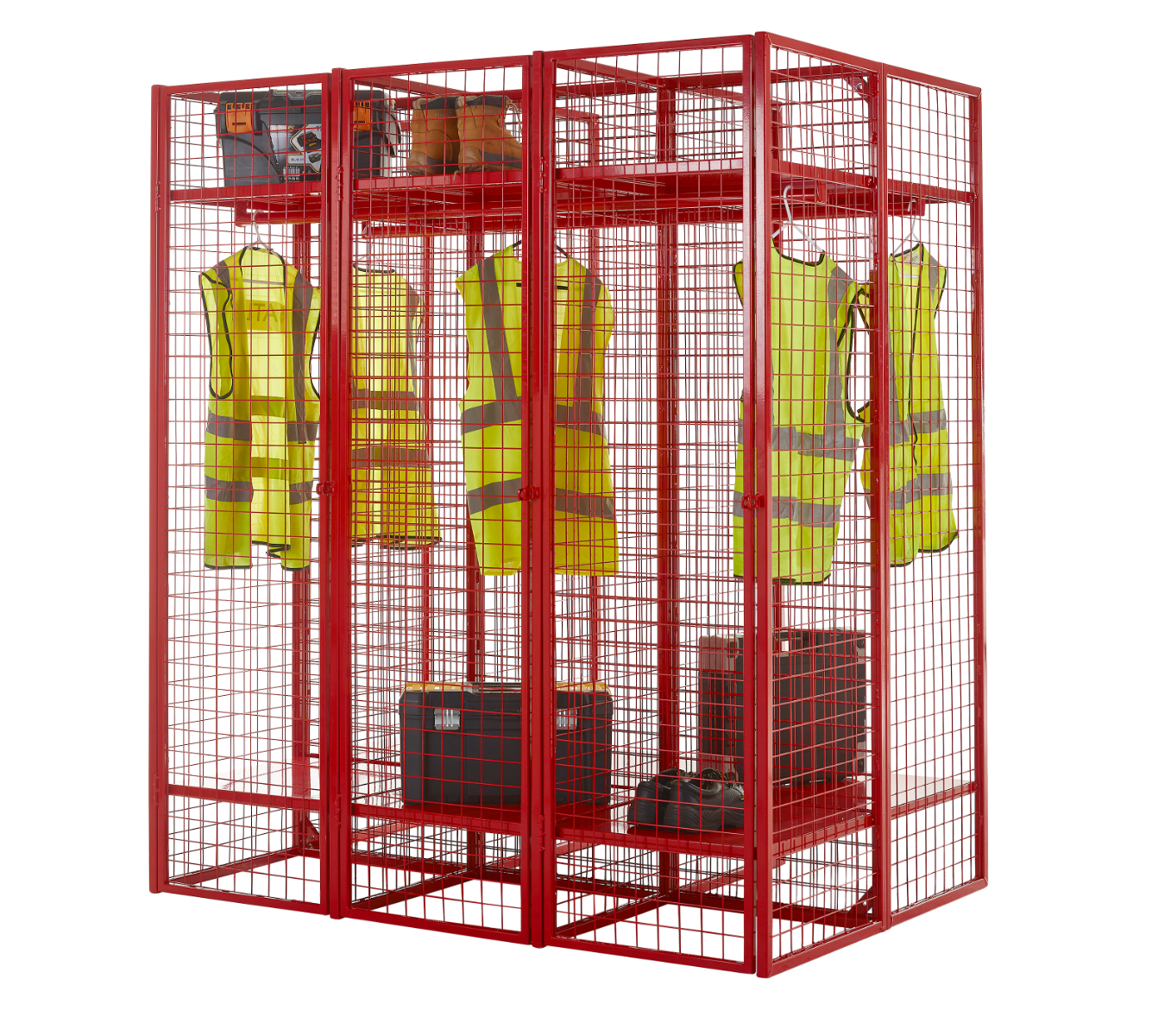 Wire Mesh Storage Compartments - Single Sided Unit - WML05Z