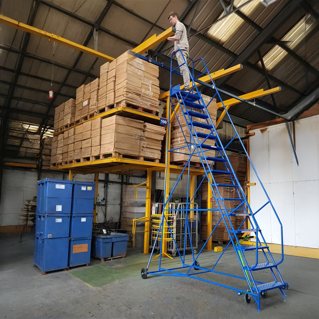 Klime-Ezee KE SWL 300KG Industrial Stairs - KC Supply
