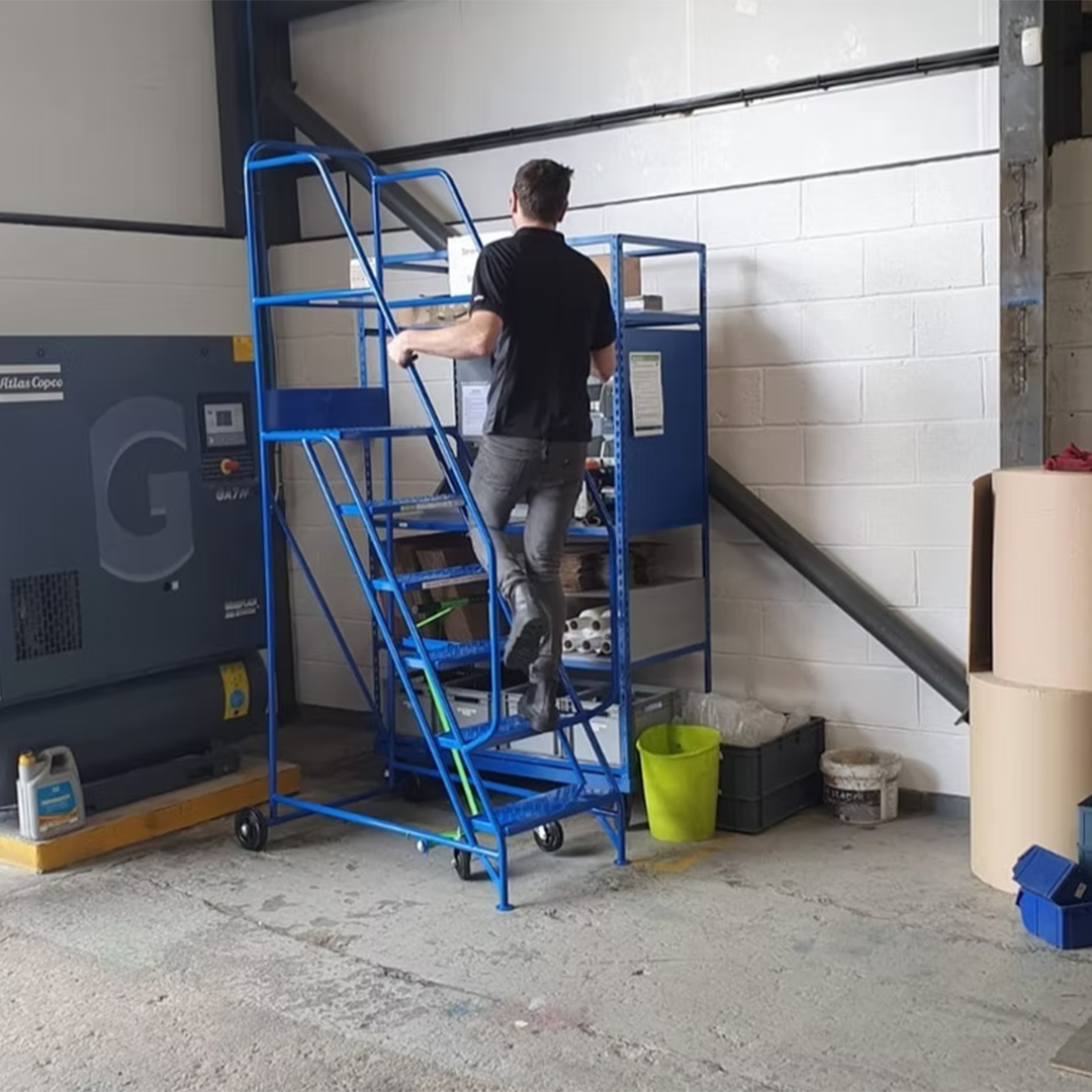Klime-Ezee KE SWL 300KG Industrial Stairs - KC Supply