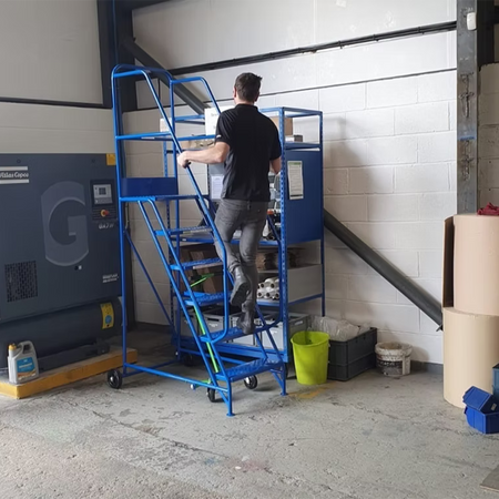 Klime-Ezee KE SWL 300KG Industrial Stairs - KC Supply