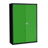 Probe Large Volume Cupboard — Black Carcass / Green Doors
