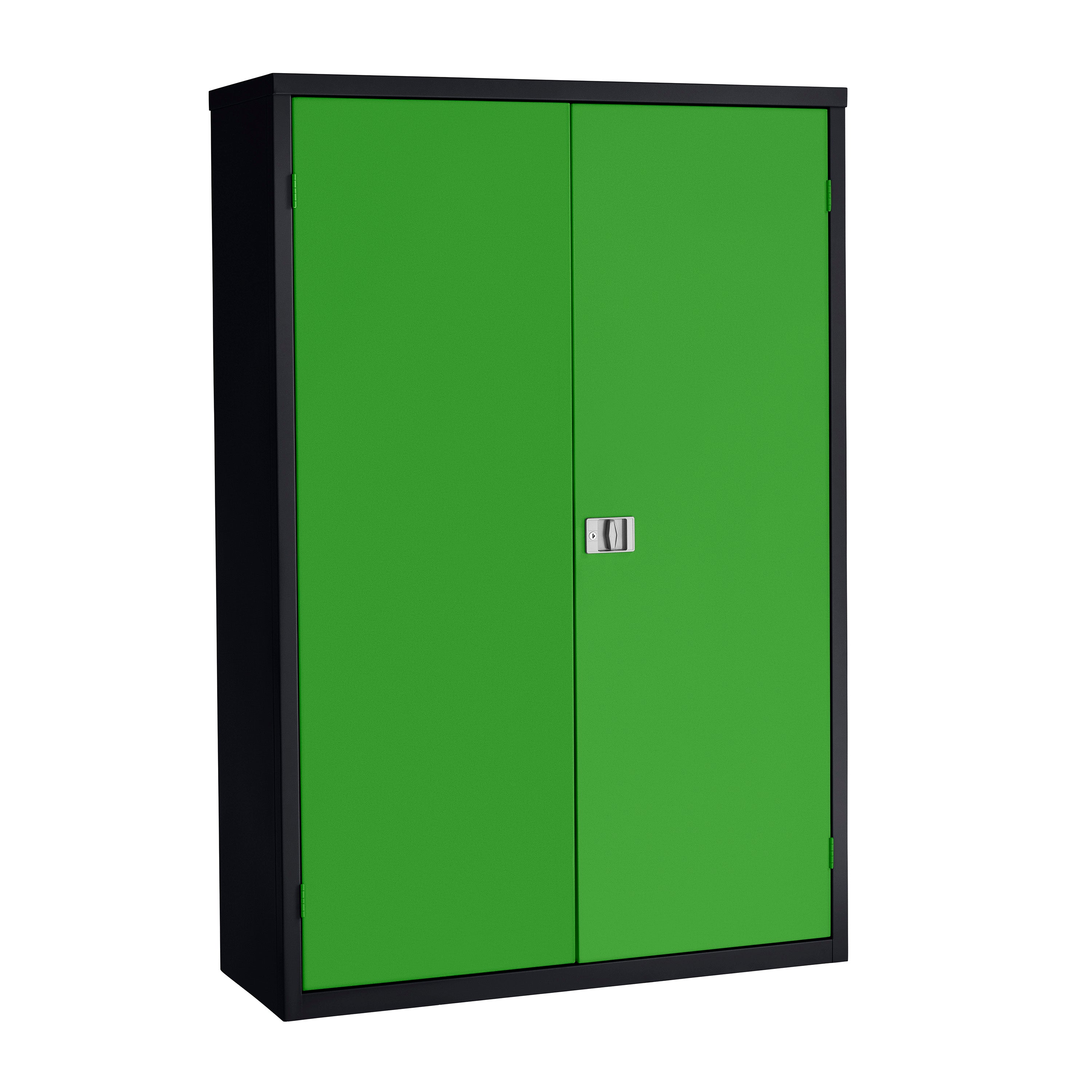 Probe Large Volume Cupboard — Black Carcass / Green Doors