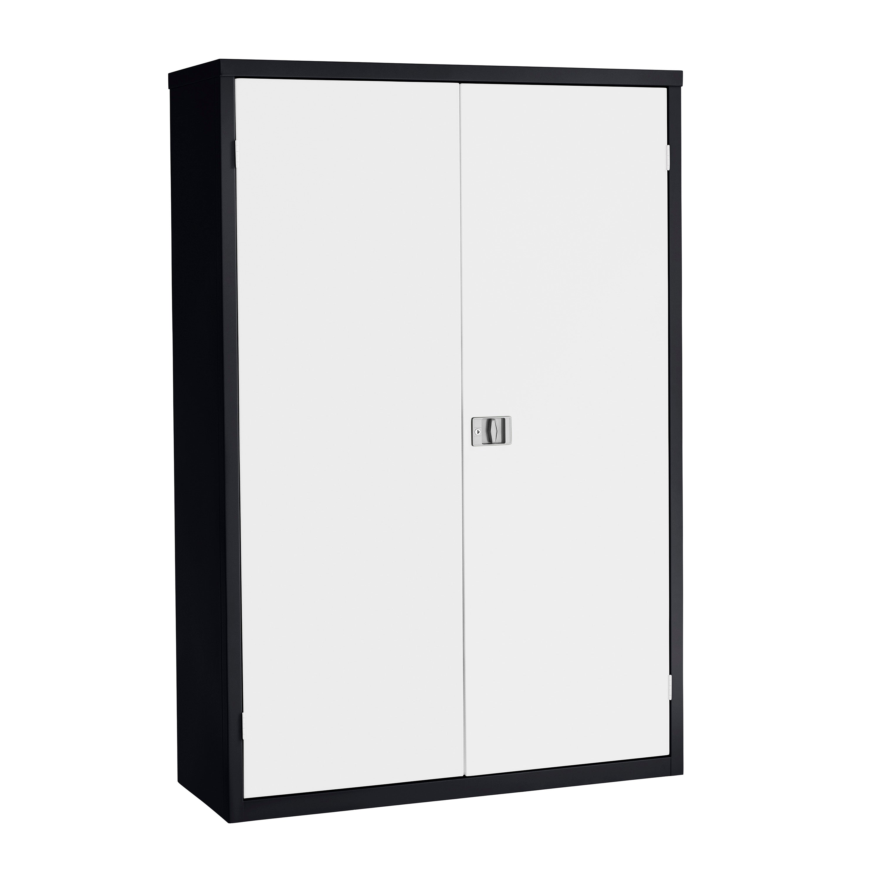 Probe Large Volume Cupboard — Black Carcass / White Doors