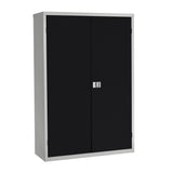 Probe Large Volume Cupboard — Silver Grey Carcass / Black Doors