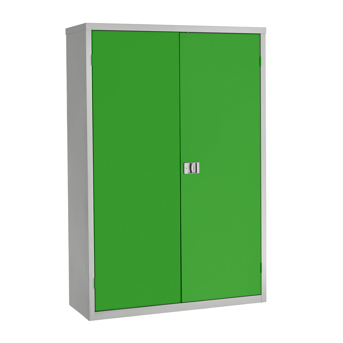 Probe Large Volume Cupboard — Silver Grey Carcass / Green Doors