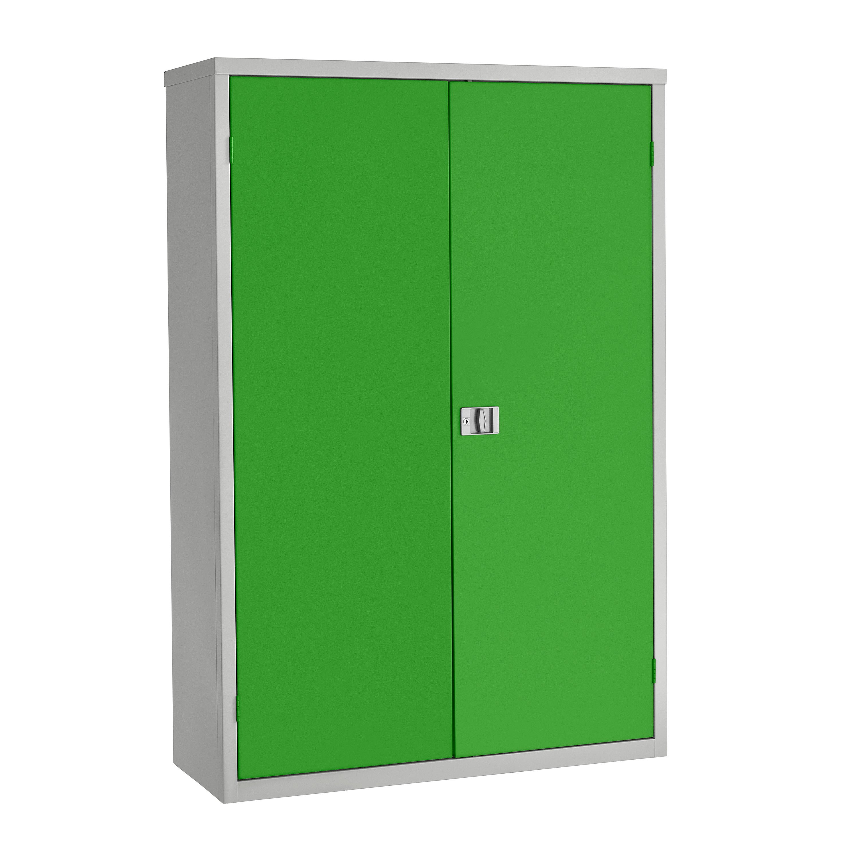 Probe Large Volume Cupboard — Silver Grey Carcass / Green Doors