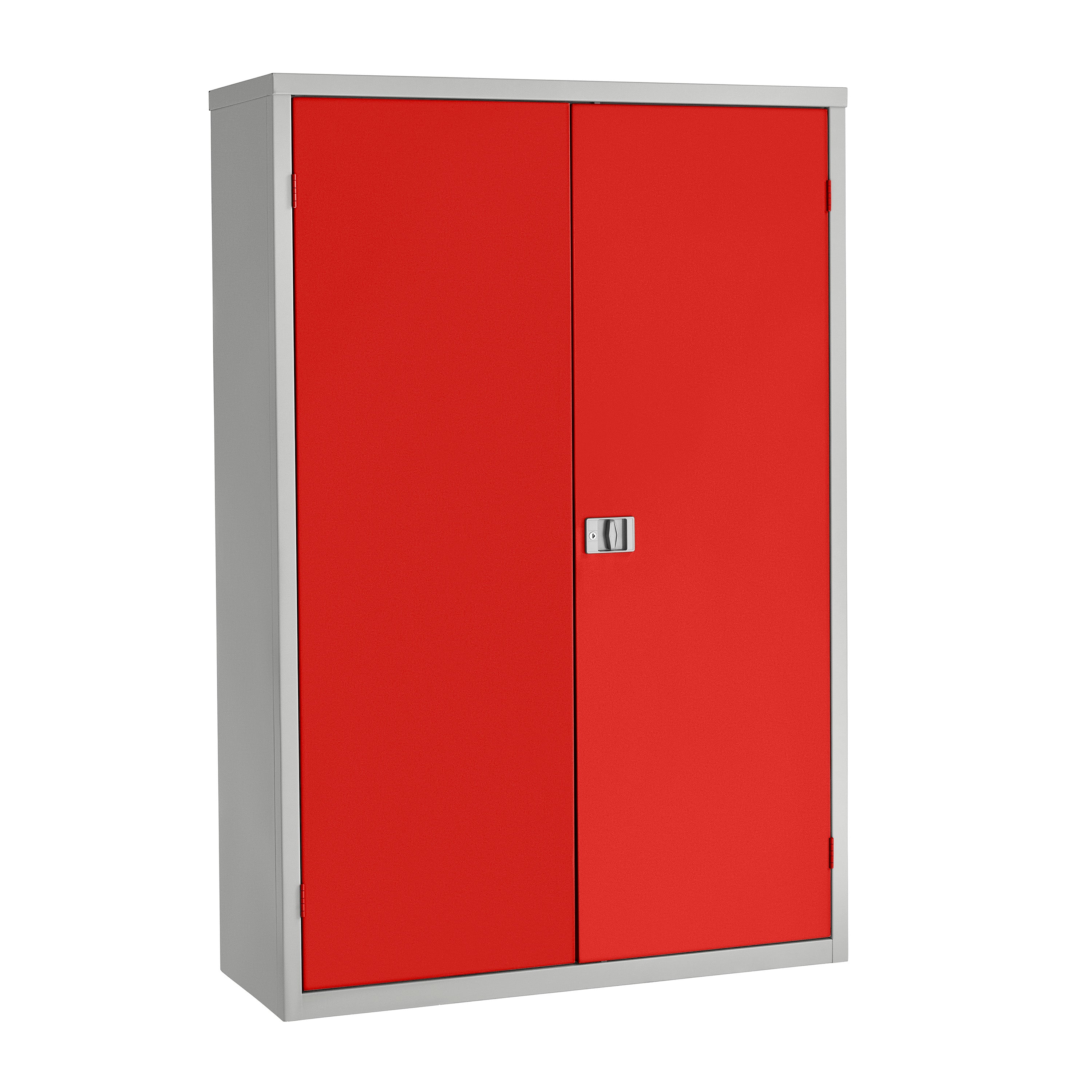 Probe Large Volume Cupboard — Silver Grey Carcass / Red Doors