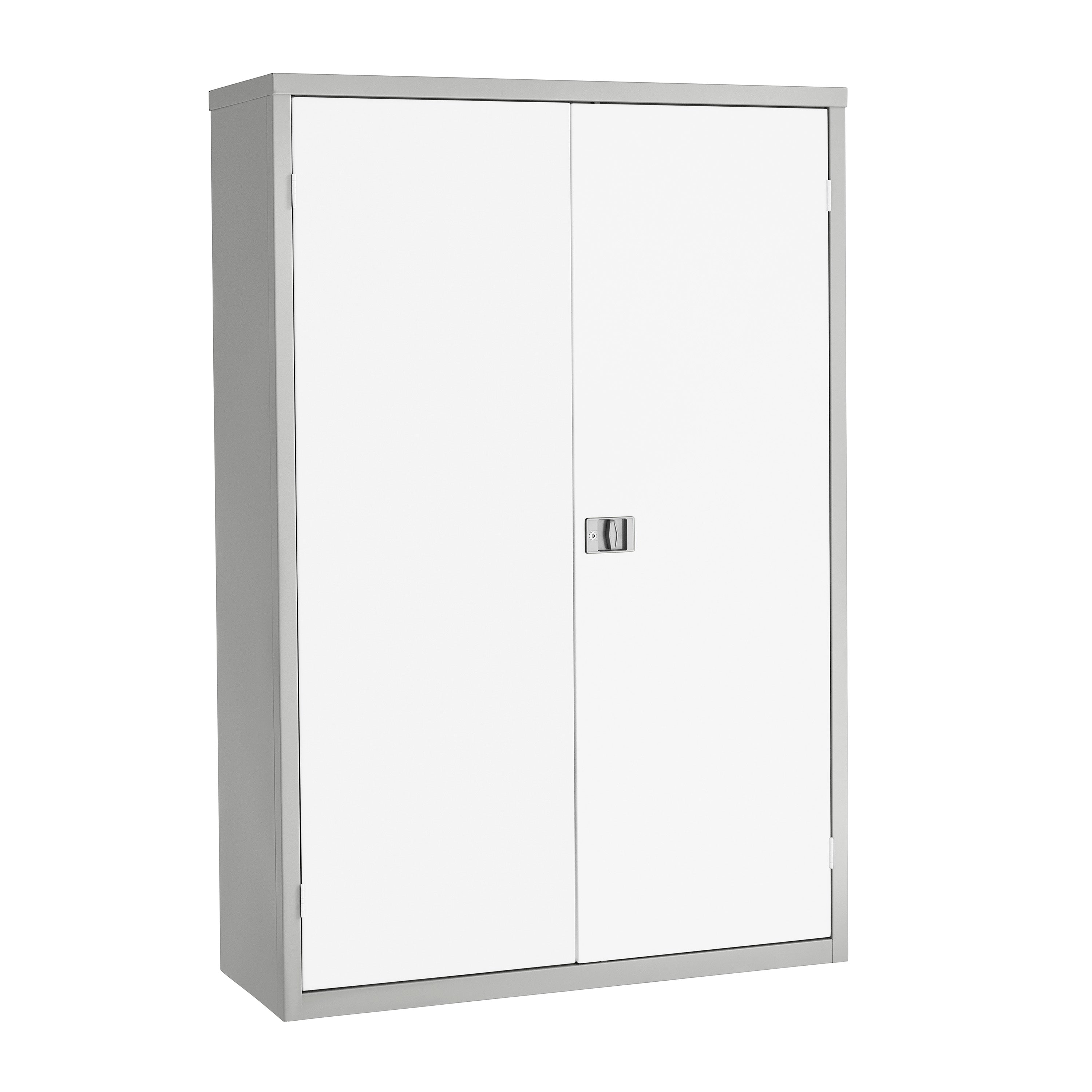 Probe Large Volume Cupboard — Silver Grey Carcass / White Doors