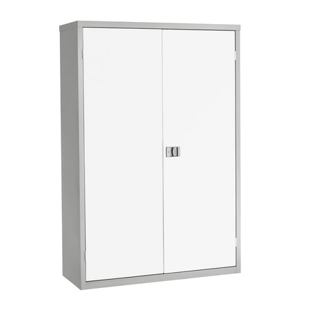 Probe Large Volume Cupboard — Silver Grey Carcass / White Doors