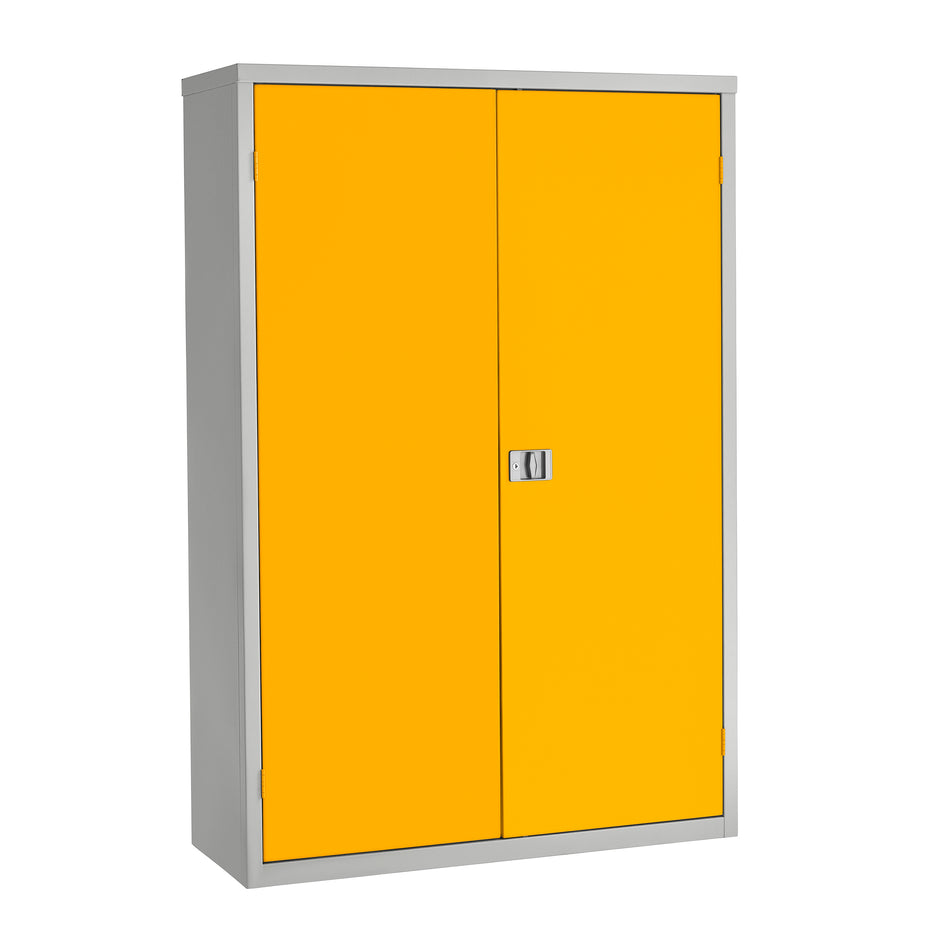 Probe Large Volume Cupboard — Silver Grey Carcass / Yellow Doors