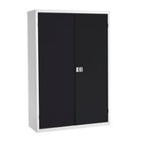 Probe Large Volume Cupboard — White Carcass / Black Doors