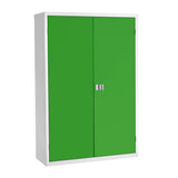 Probe Large Volume Cupboard — White Carcass / Green Doors