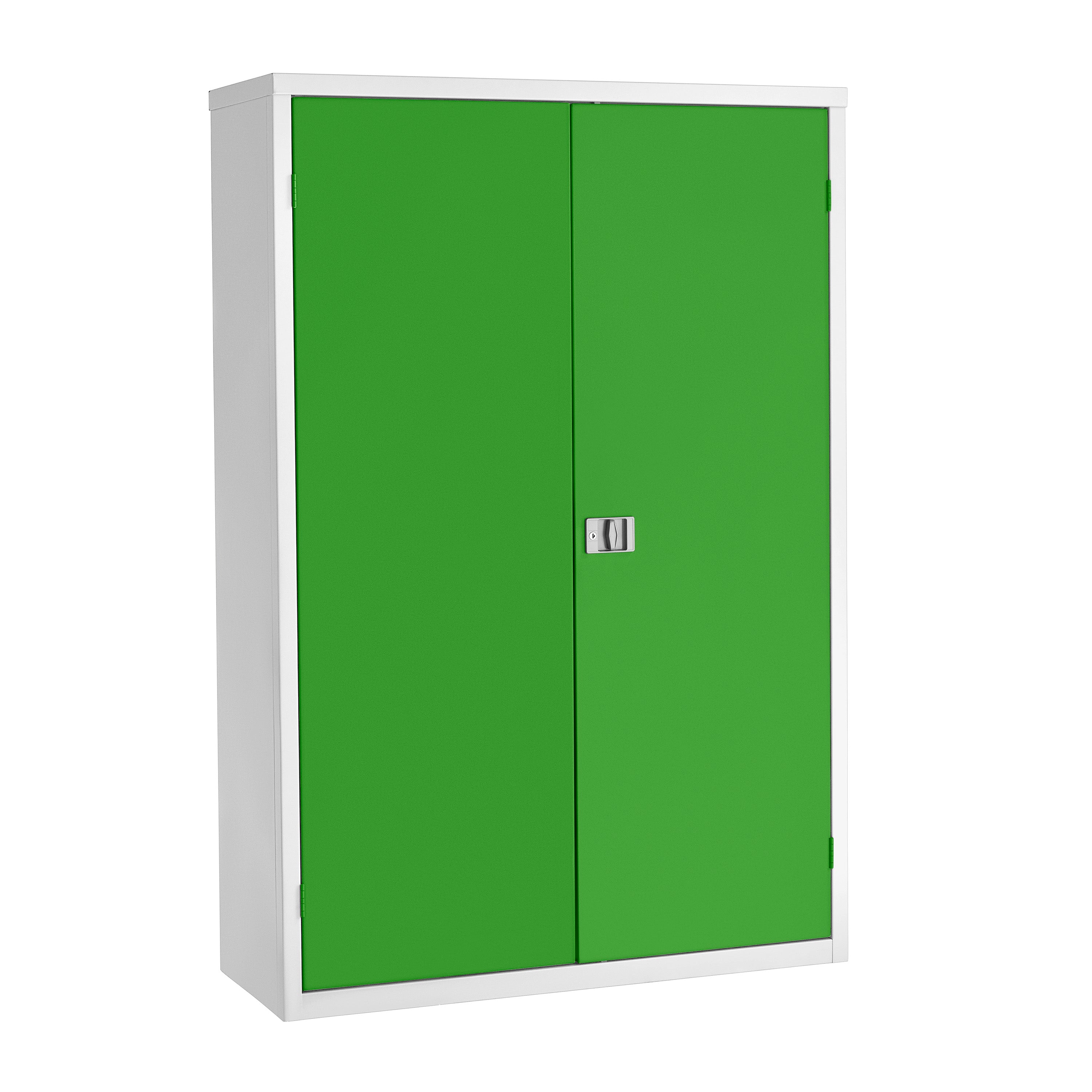 Probe Large Volume Cupboard — White Carcass / Green Doors