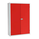Probe Large Volume Cupboard — White Carcass / Red Doors