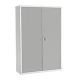 Probe Large Volume Cupboard — White Carcass / Silver Doors