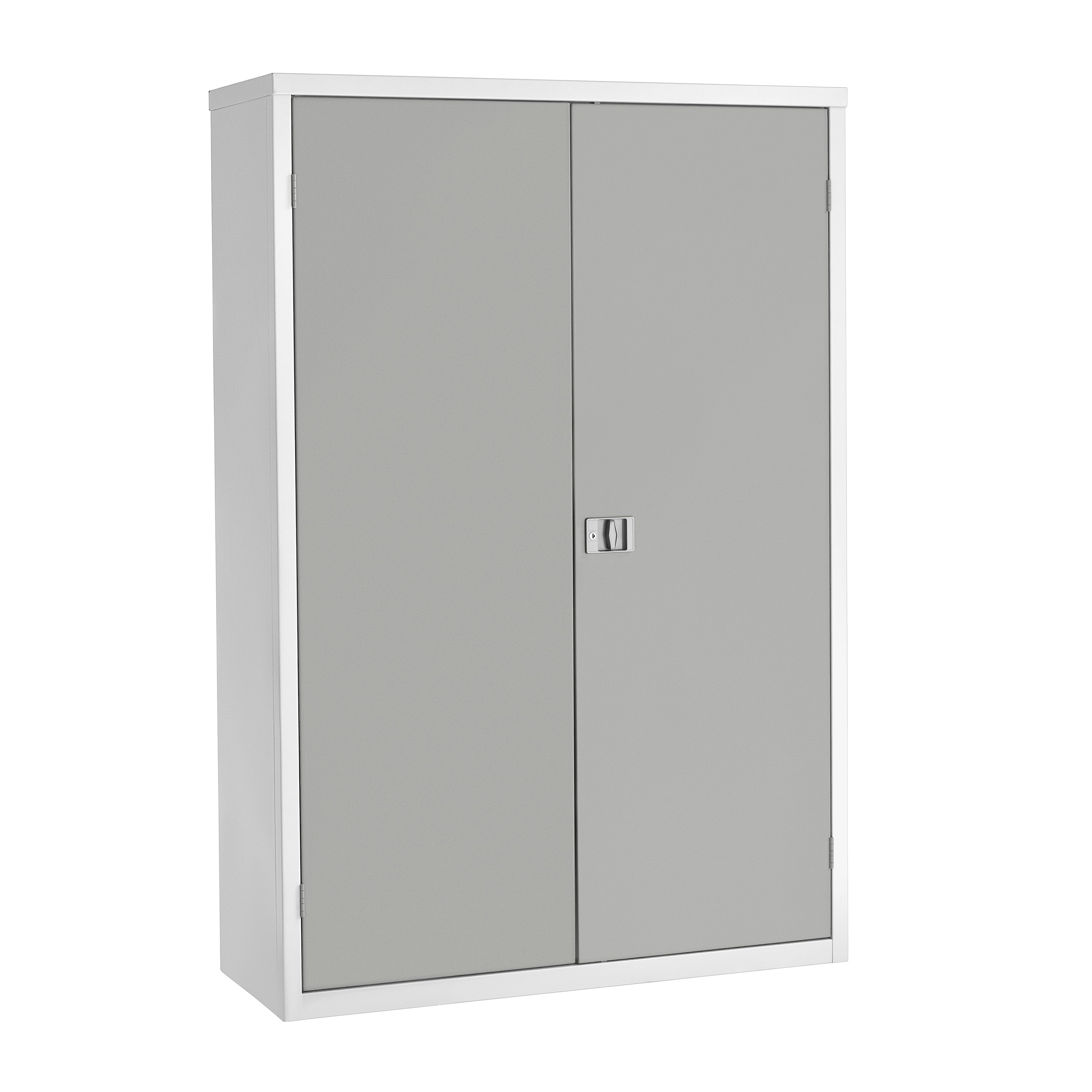Probe Large Volume Cupboard — White Carcass / Silver Doors