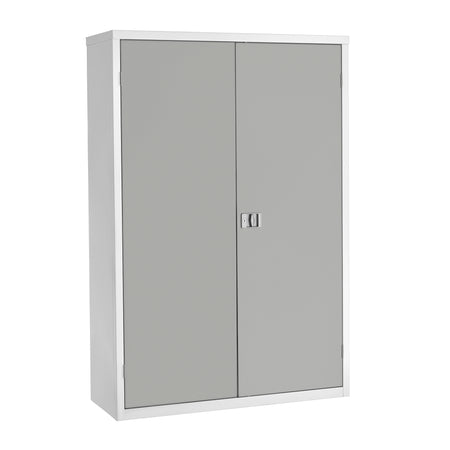 Probe Large Volume Cupboard — White Carcass / Silver Doors