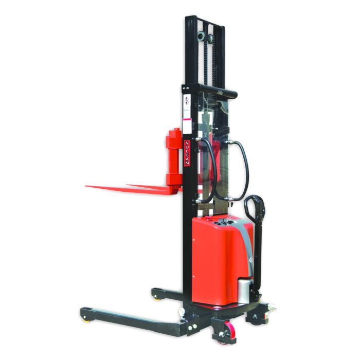 GPC VULCAN Semi Electric Straddle Stacker with Adjustable Forks