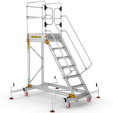Climb-It Extra Large Platform Safety Steps with Adjustable Stabilisers - CAS807