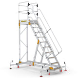 Climb-It Extra Large Platform Safety Steps with Adjustable Stabilisers - CAS810