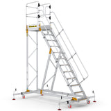 Climb-It Extra Large Platform Safety Steps with Adjustable Stabilisers - CAS812