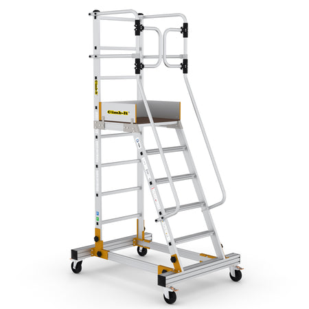 Climb-It Mobile Steps with Safety Gate - CAW506