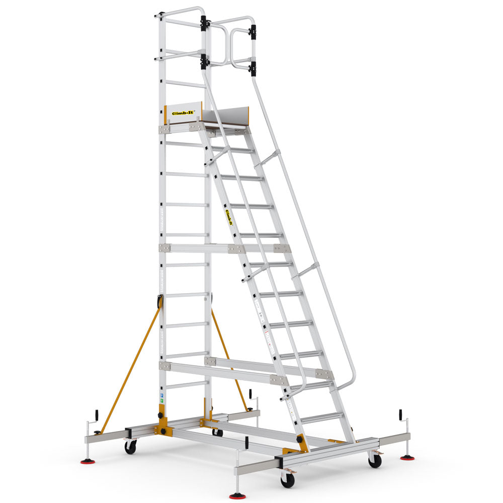 Climb-It Mobile Steps with Safety Gate - CAW512