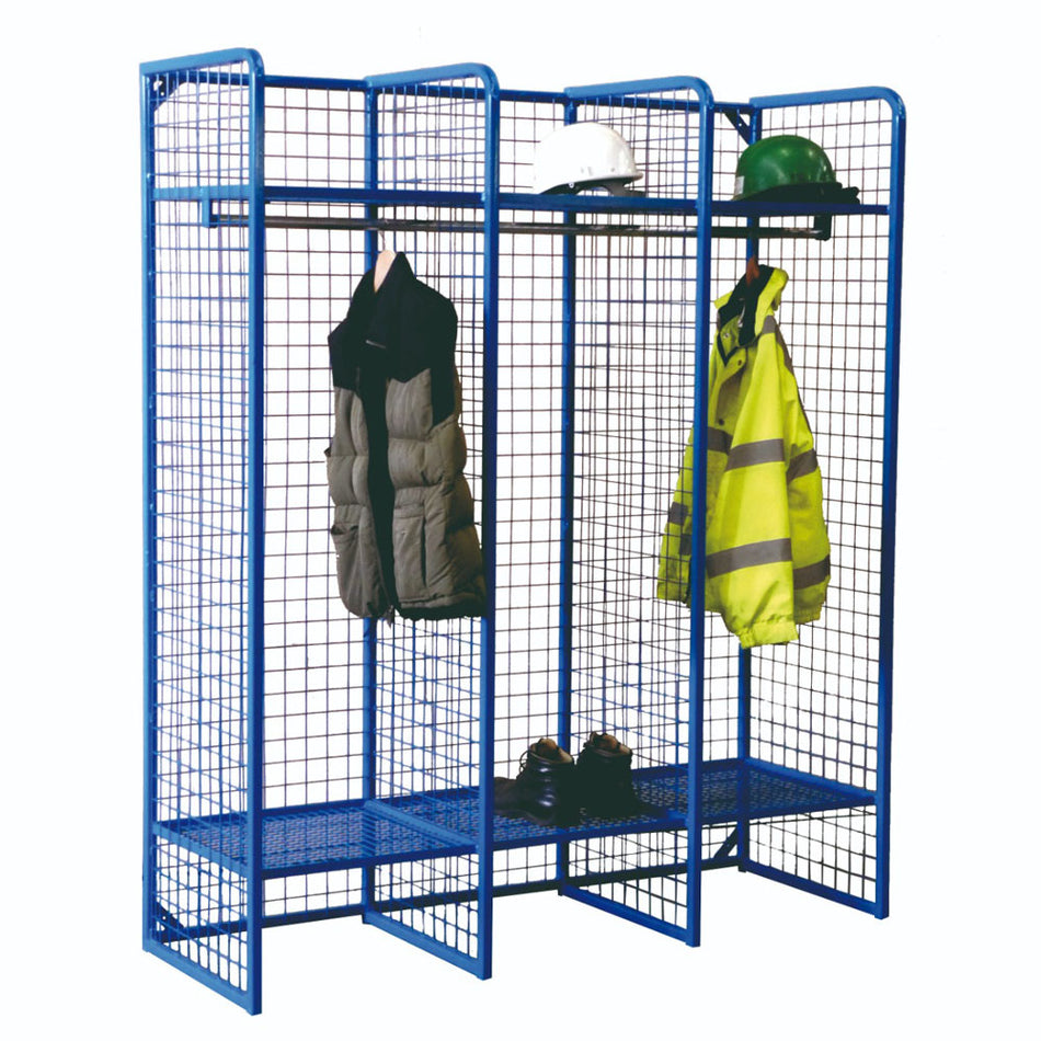 Wire Mesh Storage Compartments - Single Sided Unit - WML01Z