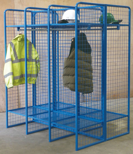 Wire Mesh Storage Compartments - Single Sided Unit - WML02Z