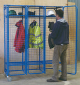 Wire Mesh Storage Compartments - Single Sided Unit - WML04Z