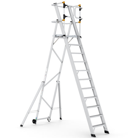 Climb-It Large Platform Folding Steps with Safety Gates - CAG311