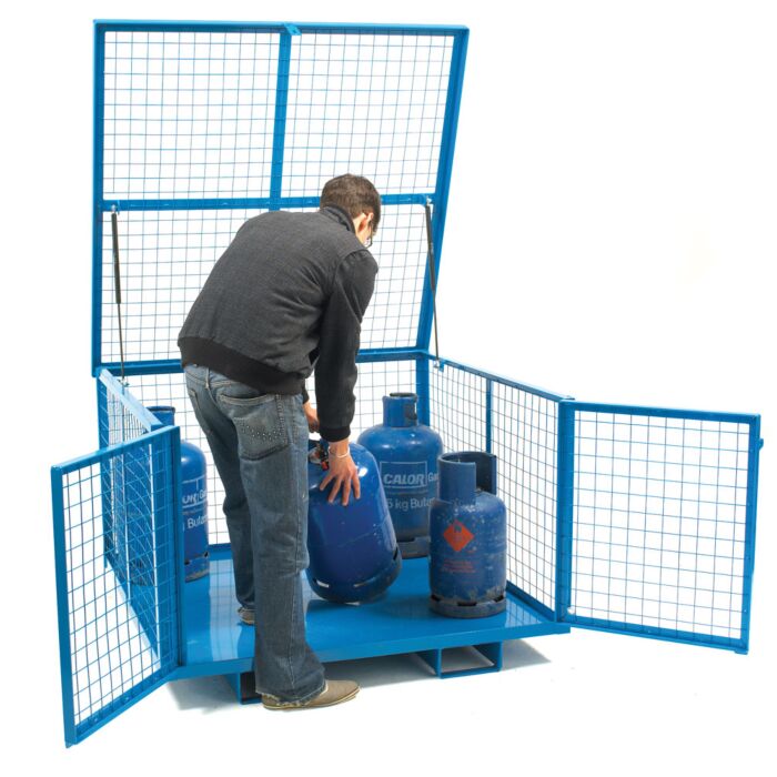 GPC Grenadier® Security Cage With Lift Up Lid