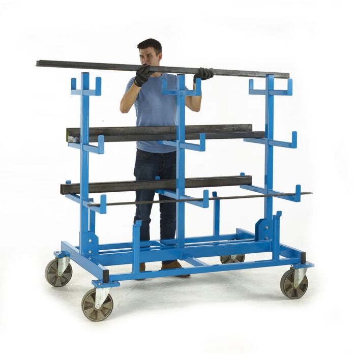 GPC Heavy Duty Mobile Bar Storage Rack