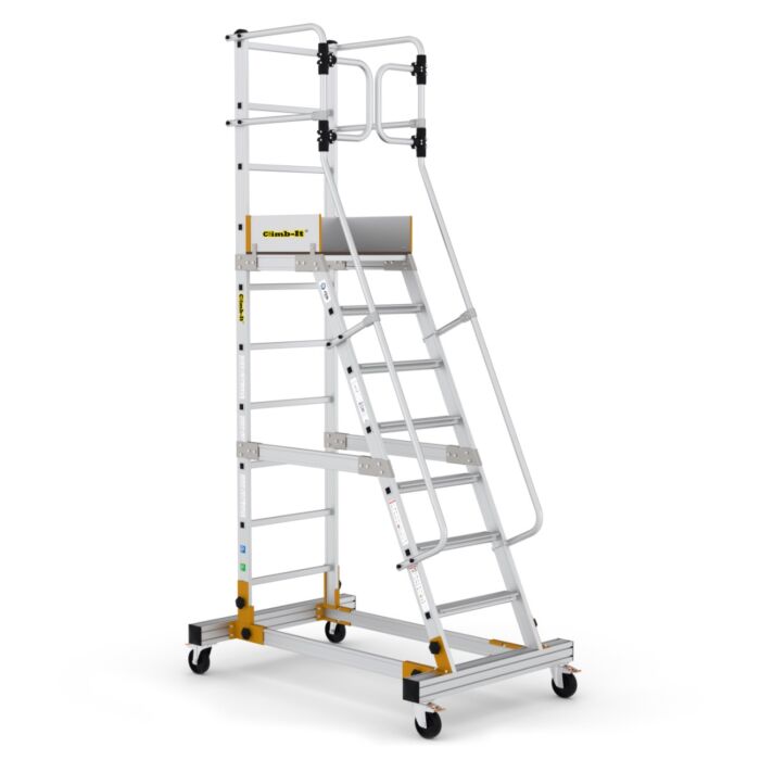 GPC Climb-It Mobile Steps with Safety Gate