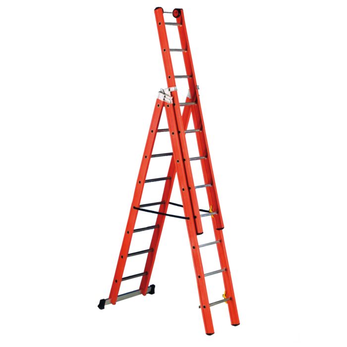 GPC Premium Fibreglass 3 Way Combination Ladder