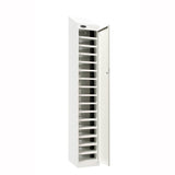 Probe PowerBox Locker — 16 Door, Sloping Top, 3-Pin Mains + USB-A + USB-C Charging — White Carcass / White Doors